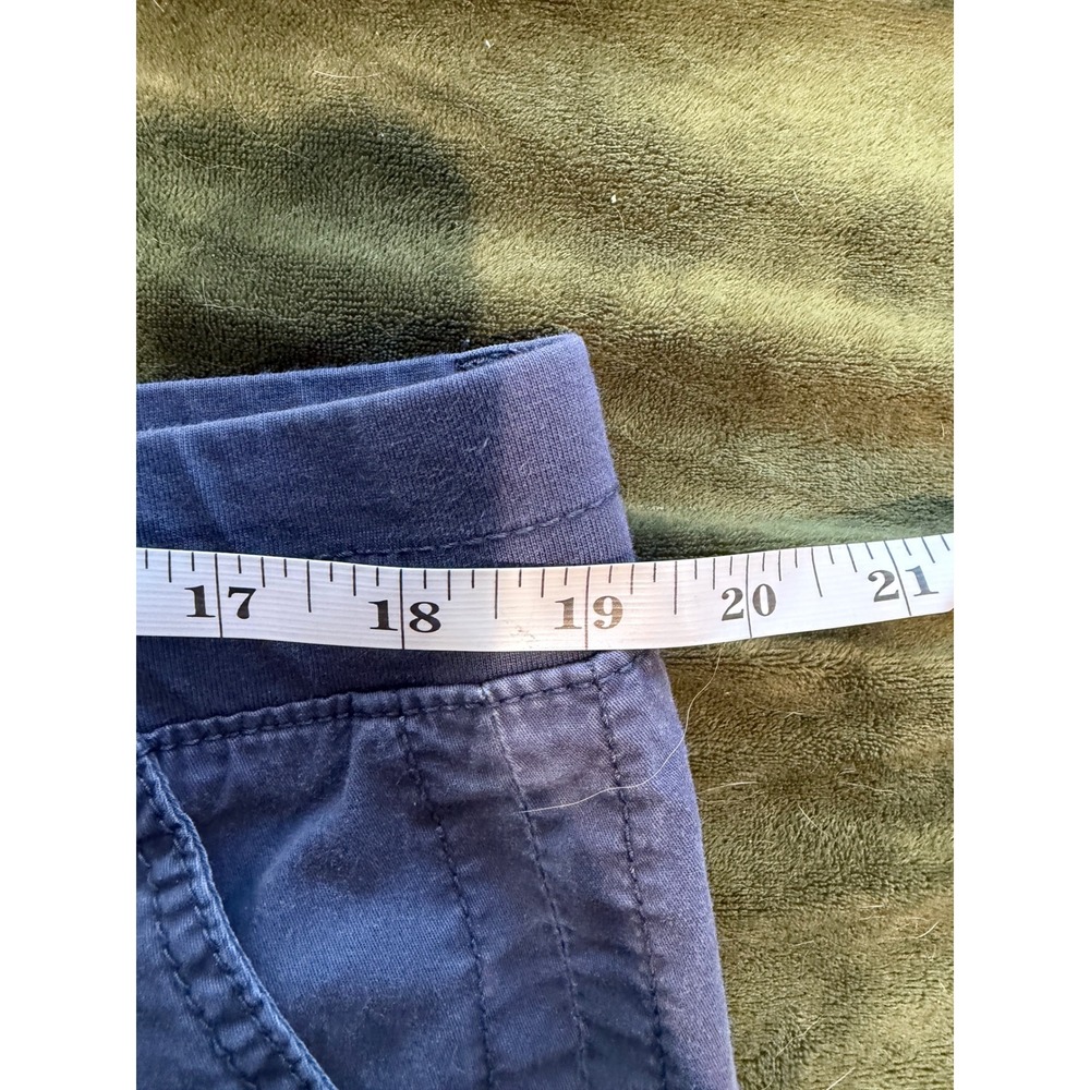 Sonoma Goods for Life Womens Navy Blue Mid Rise Cargo Capri Pants Size 16 - Picture 7 of 9